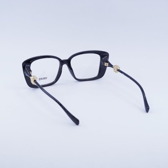 Versace VE3385U GB1 Eyeglasses Shiny Black 53mm Square Frame - Picture 10 of 11